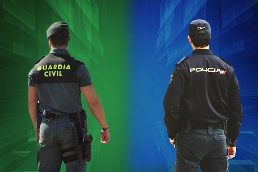 policía y guardia civil policía y guardia civil