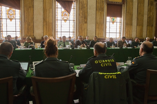 Imagen de archivo de un Pleno del Consejo de la Guardia Civil Imagen de archivo de un Pleno del Consejo de la Guardia Civil