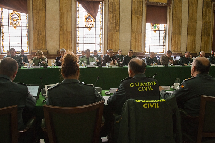 Imagen de archivo de un Pleno del Consejo de la Guardia Civil Imagen de archivo de un Pleno del Consejo de la Guardia Civil
