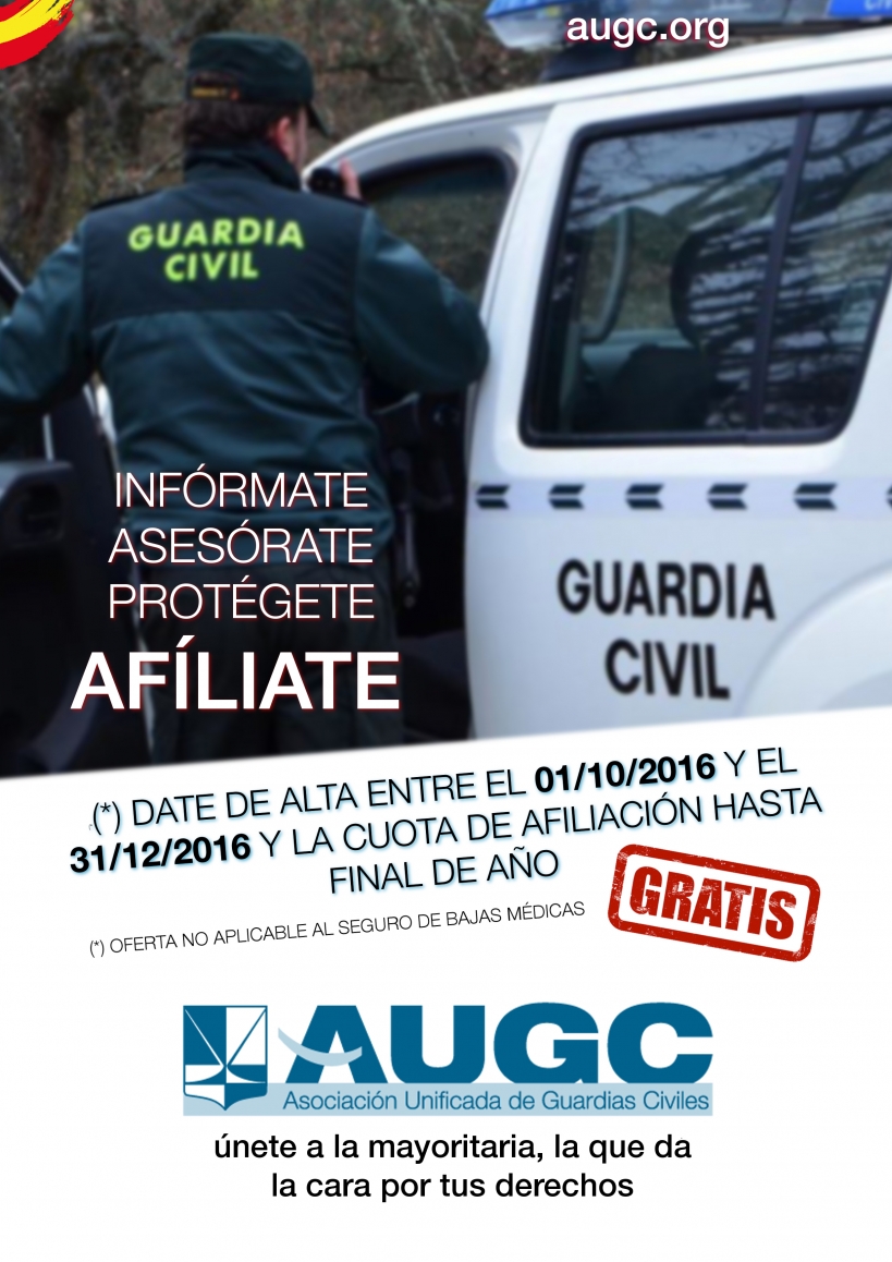 Cartel de la nueva campaña de afiliación de AUGC Cartel de la nueva campaña de afiliación de AUGC