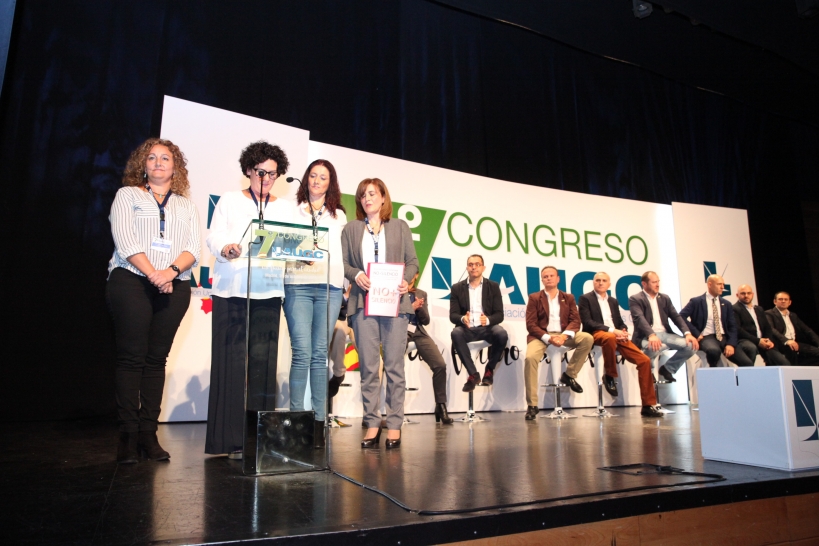 Representantes de la Plataforma No + Silencio, durante su intervención en el 7º Congreso Nacional de AUGC, celebrado el pasado 26 de octubre. Representantes de la Plataforma No + Silencio, durante su intervención en el 7º Congreso Nacional de AUGC, celebrado el pasado 26 de octubre.