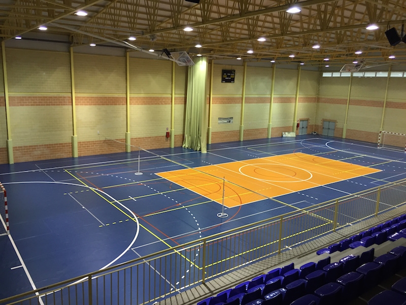 Polideportivo de Daya Nueva, donde los guardias civiles de Torrevieja habían desarrollado sus prácticas durante los últimos meses. Polideportivo de Daya Nueva, donde los guardias civiles de Torrevieja habían desarrollado sus prácticas durante los últimos meses.