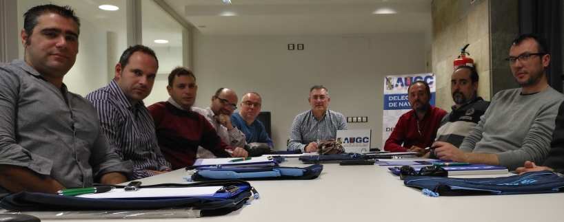 Imagen de la reunión de vocales en AUGC Navarra Imagen de la reunión de vocales en AUGC Navarra
