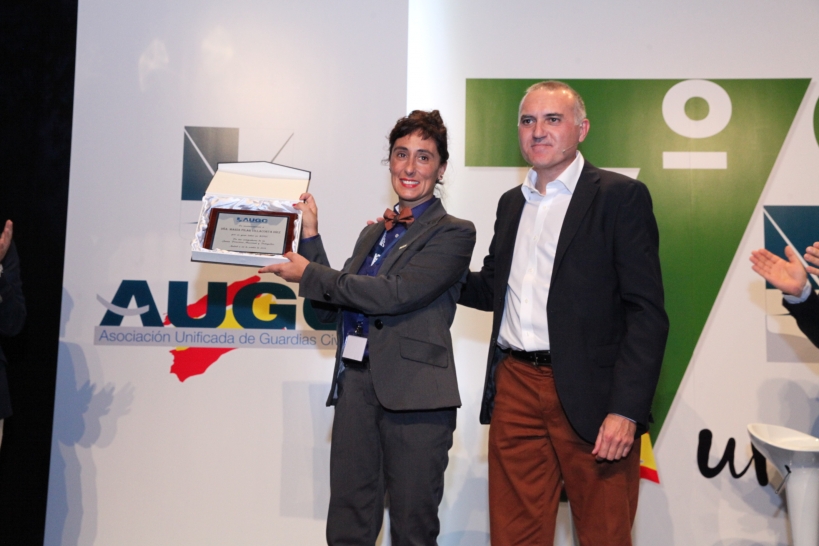 Pilar Villacorta fue homenajeada en el pasado Congreso Nacional de AUGC por su trabajo al frente de la Secretaría Nacional de la Mujer Pilar Villacorta fue homenajeada en el pasado Congreso Nacional de AUGC por su trabajo al frente de la Secretaría Nacional de la Mujer