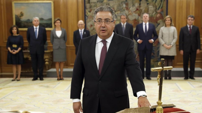El Ministro del Interior, Juan Ignacio Zoido, en la jura de su cargo El Ministro del Interior, Juan Ignacio Zoido, en la jura de su cargo