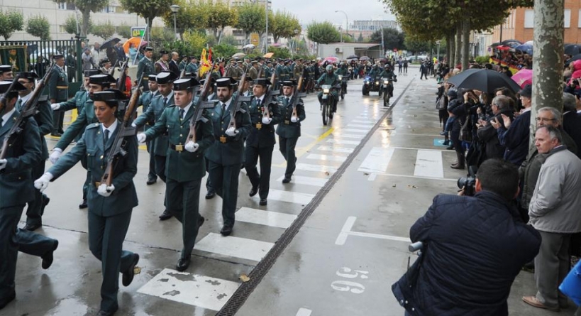 Desfile de la Guardia Civil en Burgos, durante la pasada festividad de El Pilar. Desfile de la Guardia Civil en Burgos, durante la pasada festividad de El Pilar.