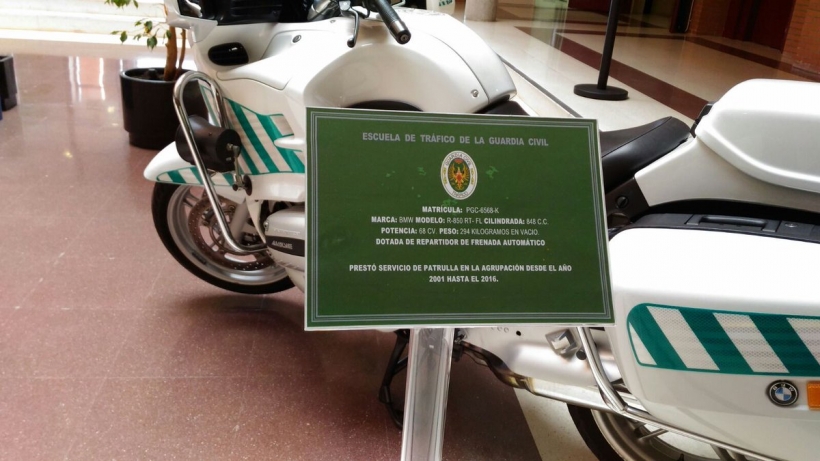 Una de las motocicletas consideradas 'históricas' por la Guardia Civil Una de las motocicletas consideradas 'históricas' por la Guardia Civil