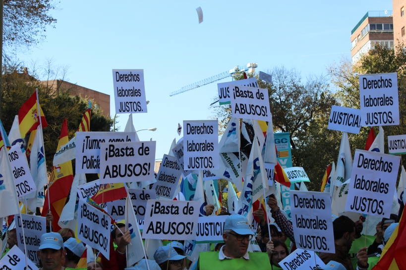 Imagen de archivo de la Marea de Tricornios del 14 de noviembre de 2015