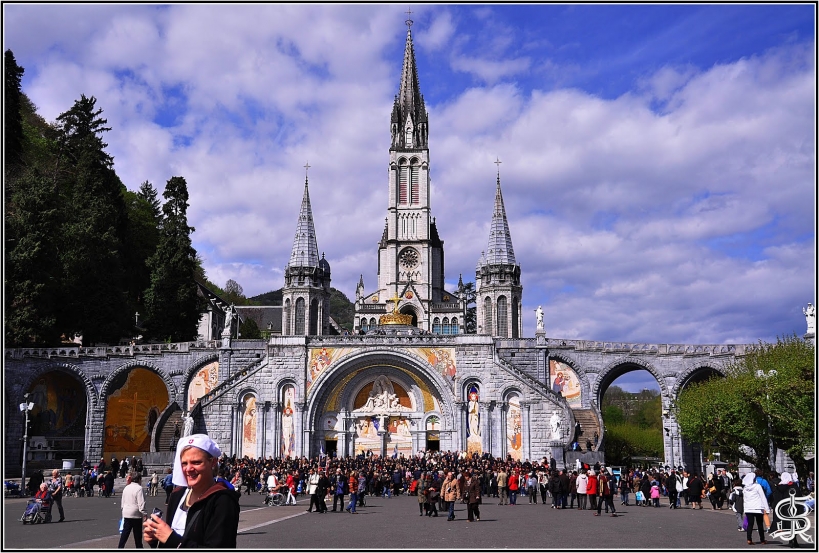 Santuario de Lourdes, en Francia.