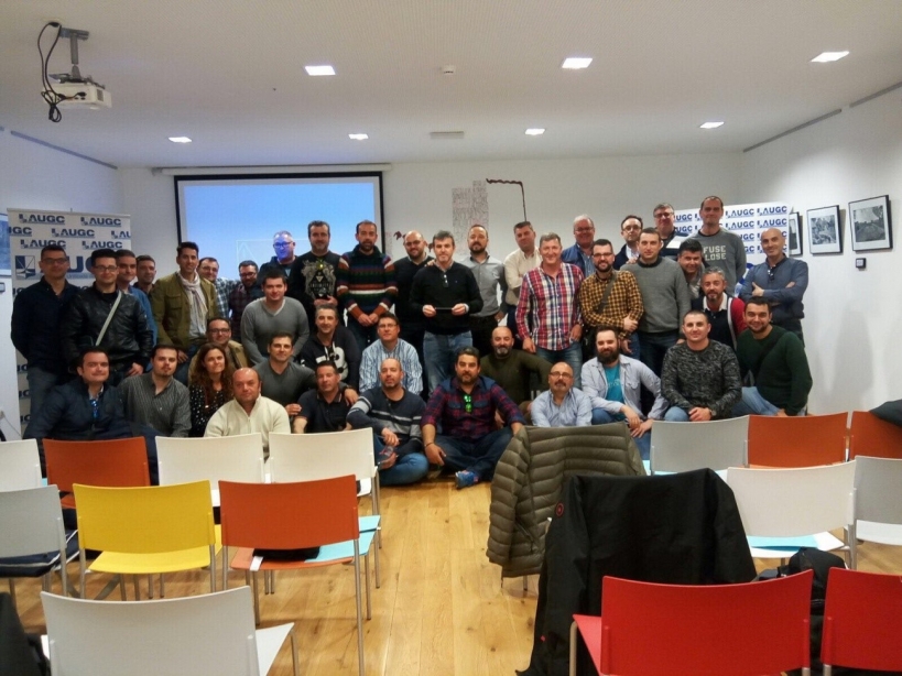 Asistentes a la reunión de vocales de AUGC celebrada en la localidad albaceteña de Almansa Asistentes a la reunión de vocales de AUGC celebrada en la localidad albaceteña de Almansa