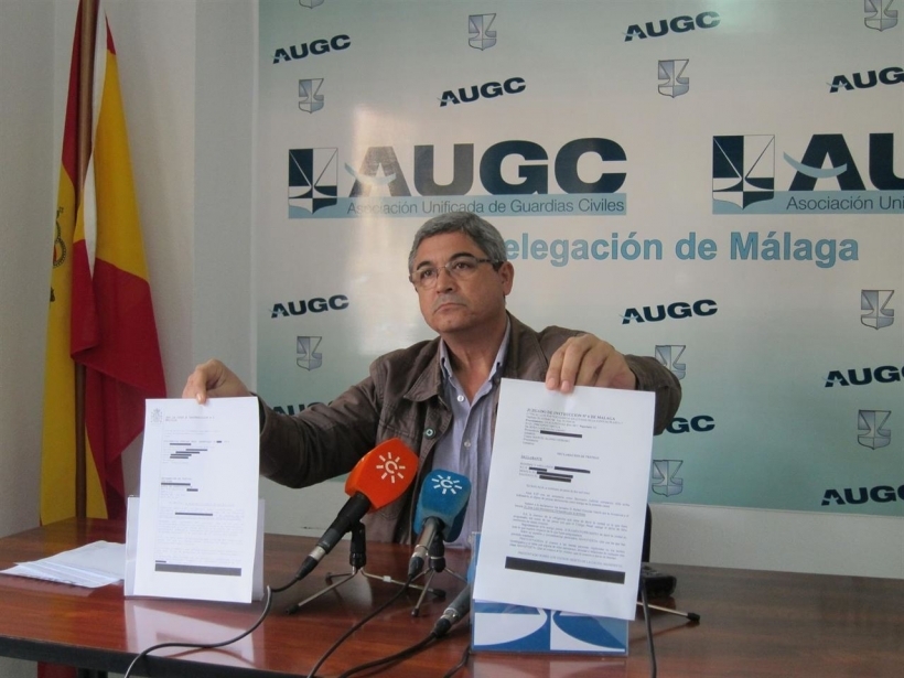 El secretario general provincial de AUGC Málaga, Ignacio Carrasco, en una imagen de archivo de una rueda de prensa. El secretario general provincial de AUGC Málaga, Ignacio Carrasco, en una imagen de archivo de una rueda de prensa.