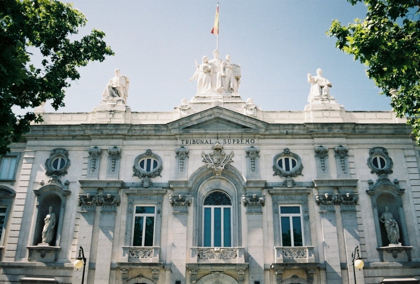 Fachada de la sede del Tribunal Supremo Fachada de la sede del Tribunal Supremo
