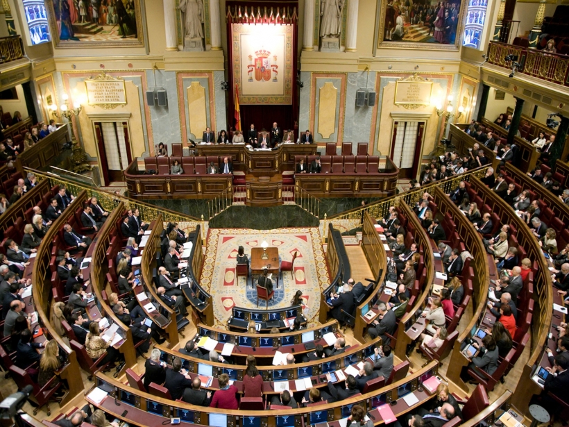 Hemiciclo del Congreso de los Diputados. Hemiciclo del Congreso de los Diputados.