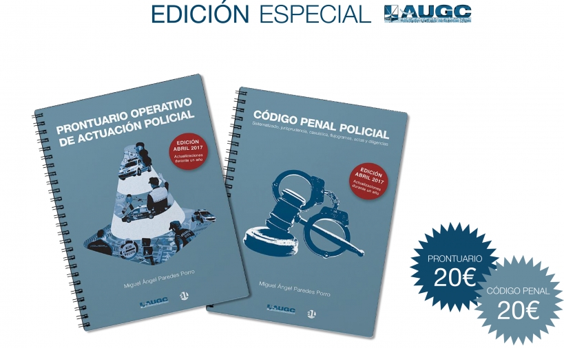 Portada de los dos libros que los afiliados de AUGC pueden adquirir con importantes descuentos. Portada de los dos libros que los afiliados de AUGC pueden adquirir con importantes descuentos.