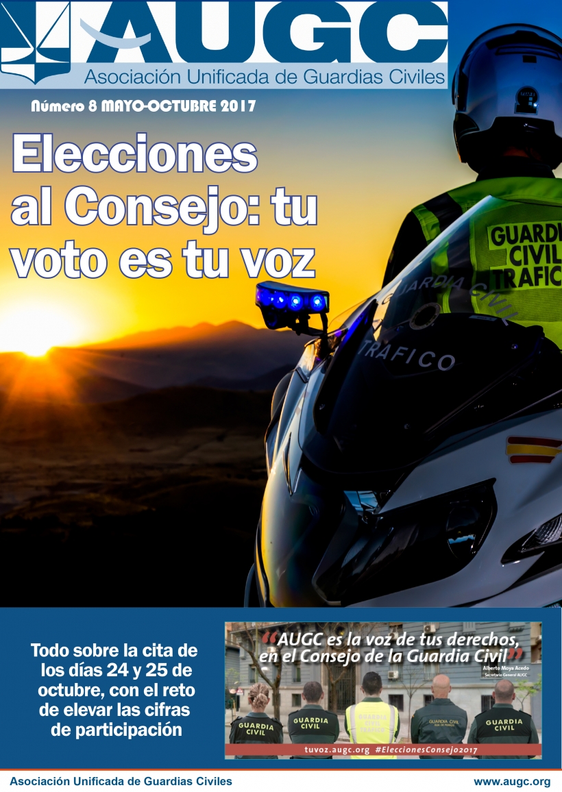 Portada del octavo número de 'La Revista de AUGC'. Portada del octavo número de 'La Revista de AUGC'.