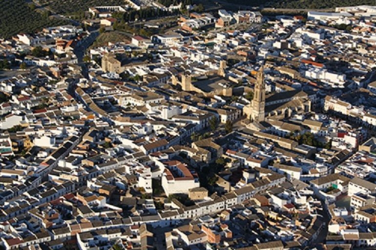 Vista aérea de la localidad cordobesa de Bujalace. Vista aérea de la localidad cordobesa de Bujalace.
