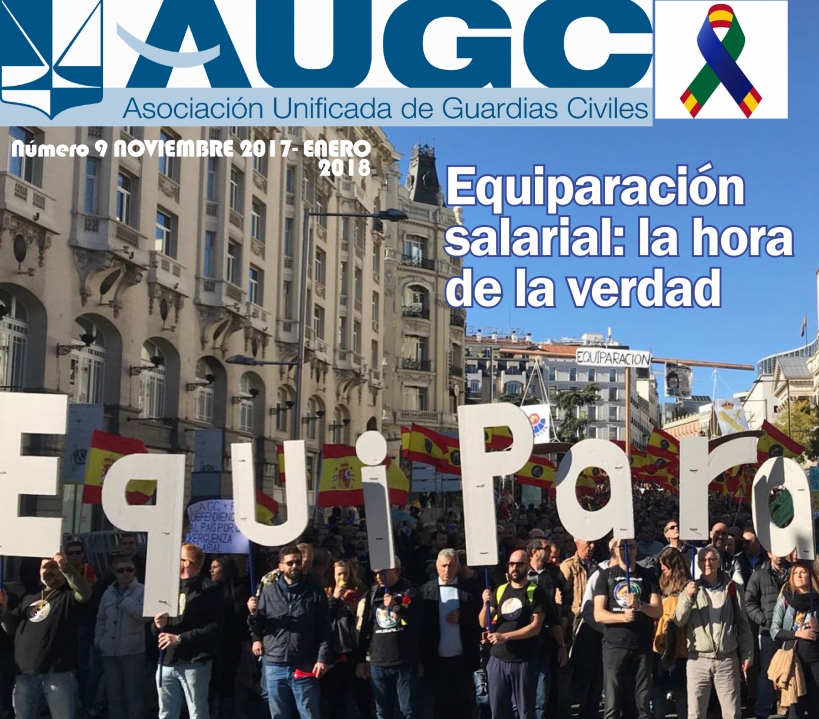 Imagen parcial de la portada del noveno número de 'La Revista de AUGC' Imagen parcial de la portada del noveno número de 'La Revista de AUGC'