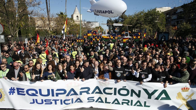 Manifestación celebrada en Sevilla Manifestación celebrada en Sevilla