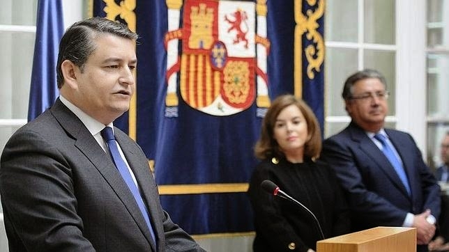 El delegado del Gobierno en Sevilla, Antonio Sanz, en el día de su toma de posesión del cargo, en febrero de 2015. El delegado del Gobierno en Sevilla, Antonio Sanz, en el día de su toma de posesión del cargo, en febrero de 2015.