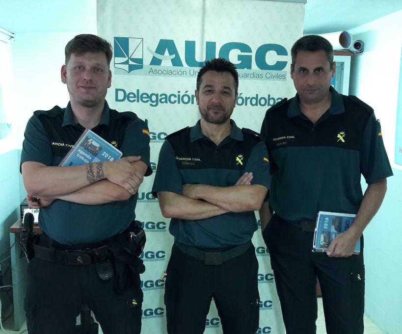 Representantes de AUGC asistentes a la reunión con el Jefe de Córdoba Representantes de AUGC asistentes a la reunión con el Jefe de Córdoba