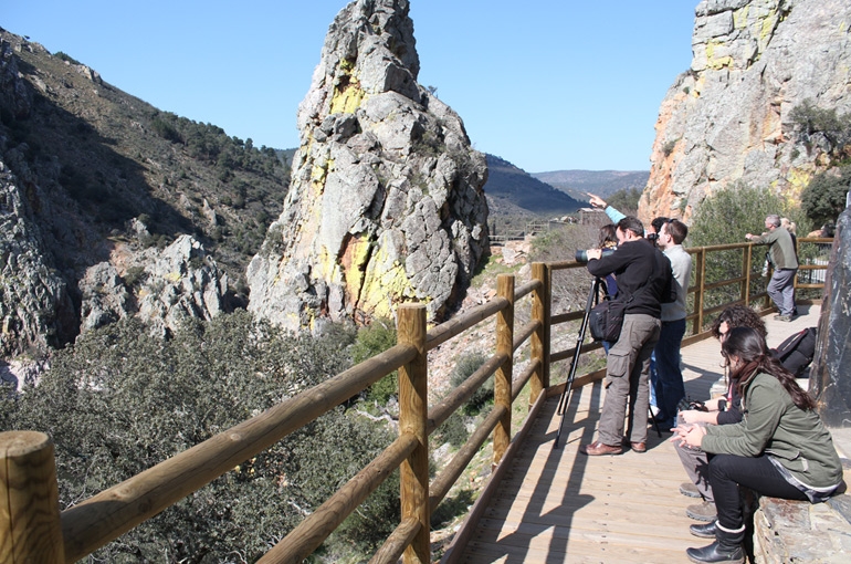 Visitantes en el Parque Natural de Monfragüe, donde tuvo lugar una de las actividades costeadas por la Comandancia de Cáceres. Visitantes en el Parque Natural de Monfragüe, donde tuvo lugar una de las actividades costeadas por la Comandancia de Cáceres.