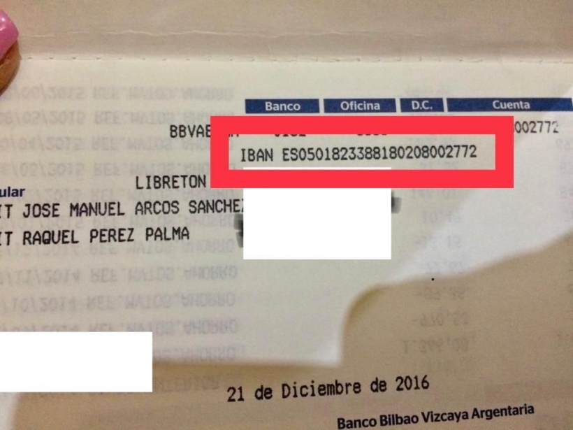 Captura de pantalla del número de cuenta en el que se puede ayudar a la familia de José Manuel Arcos. Captura de pantalla del número de cuenta en el que se puede ayudar a la familia de José Manuel Arcos.