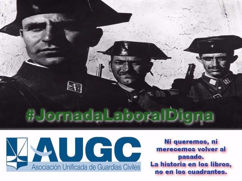 Una jornada laboral digna para los guardias civiles es un derecho. Una jornada laboral digna para los guardias civiles es un derecho.