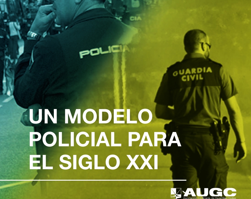 Portada de la publicación que ha editado AUGC con su propuesta para un nuevo modelo policial. Portada de la publicación que ha editado AUGC con su propuesta para un nuevo modelo policial.