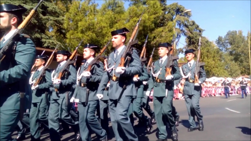 Imagen de archivo de un desfile de la Guardia Civil. Imagen de archivo de un desfile de la Guardia Civil.