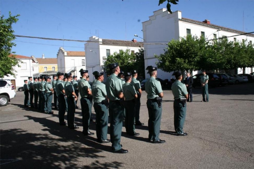 Presentación de guardias en prácticas en la Comandancia de Córdoba Presentación de guardias en prácticas en la Comandancia de Córdoba