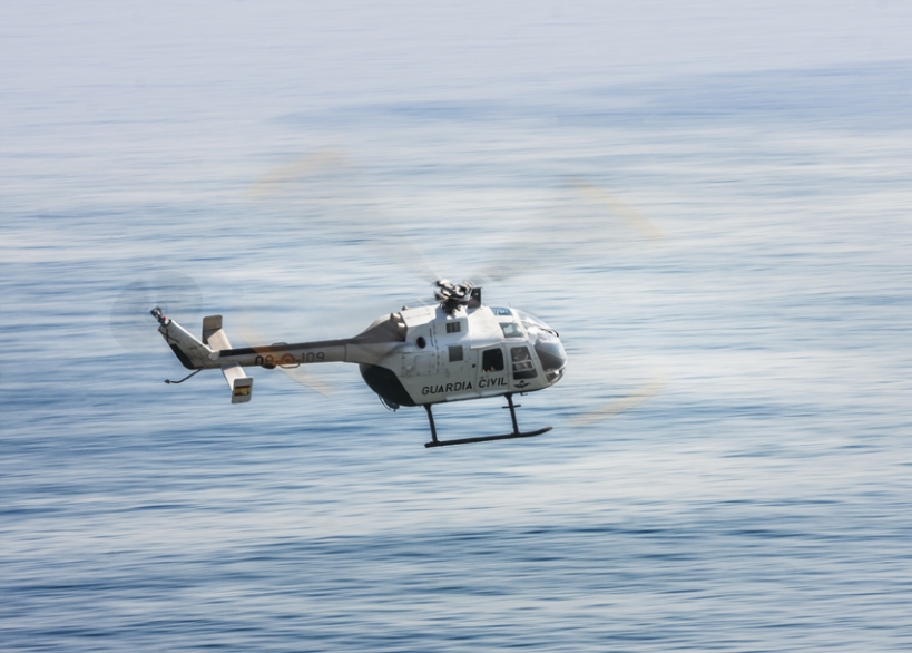 Helicóptero de la Guardia Civil. Helicóptero de la Guardia Civil.