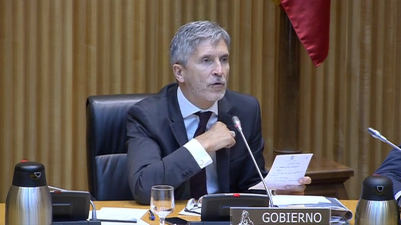 El ministro del Interior, Fernando Grande-Marlaska. El ministro del Interior, Fernando Grande-Marlaska.