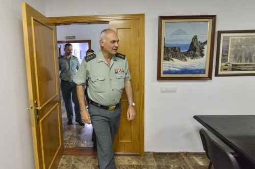 El Coronel Jefe de la Guardia Civil en Canarias hasta el pasado mes de abril, Ricardo Arranz. Foto: José Pérez Curbelo. El Coronel Jefe de la Guardia Civil en Canarias hasta el pasado mes de abril, Ricardo Arranz. Foto: José Pérez Curbelo.