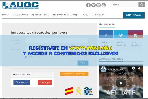 Registrarse en el portal web de AUGC es rápido y sencillo. Registrarse en el portal web de AUGC es rápido y sencillo.