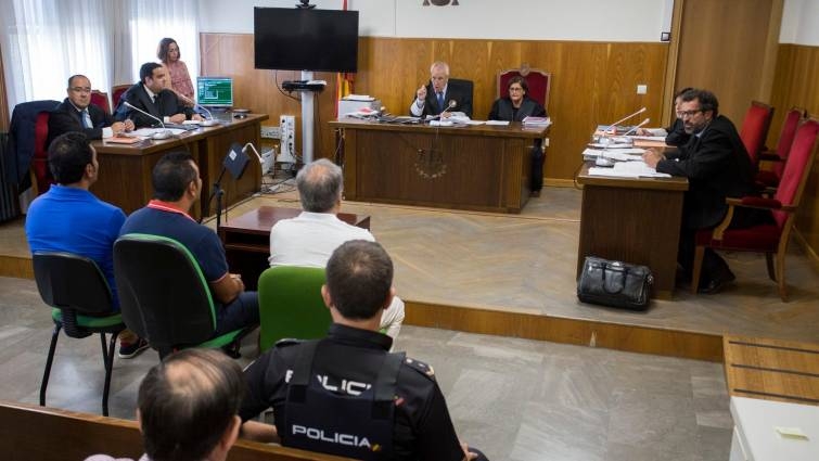 Un instante de la celebración del juicio que ha tenido lugar hoy. Un instante de la celebración del juicio que ha tenido lugar hoy.