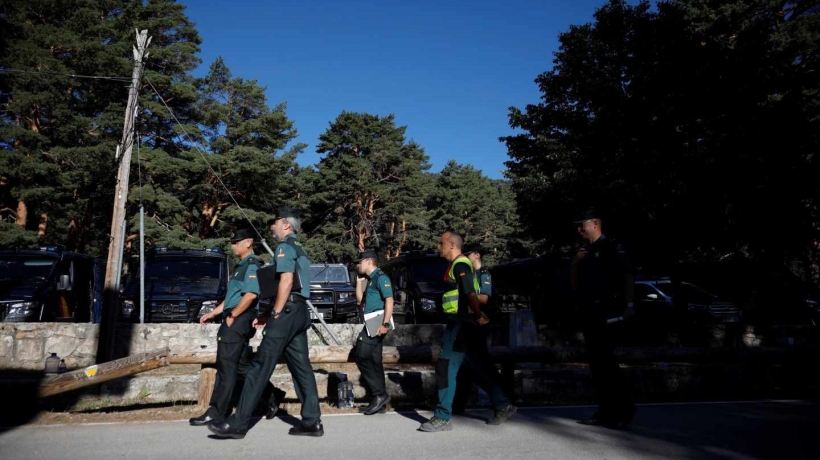 Guardias civiles participantes en el operativo de búsqueda de Blanca Fernández Ochoa. Guardias civiles participantes en el operativo de búsqueda de Blanca Fernández Ochoa.