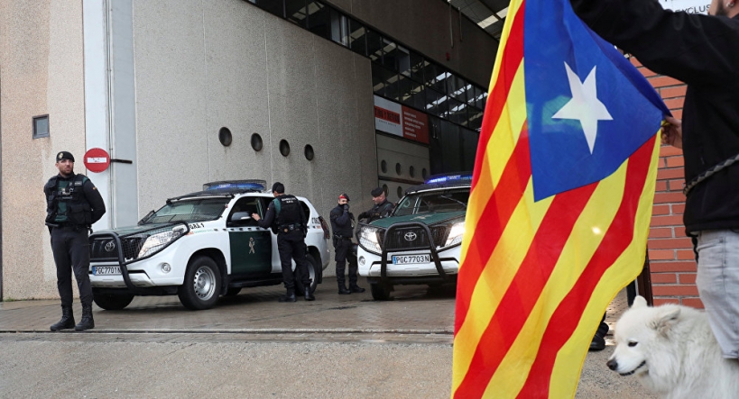 Guardias civiles en Cataluña. Guardias civiles en Cataluña.