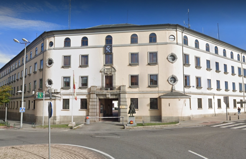 Comandancia de Segovia, en cuyo salón de actos tendrá lugar la asamblea de AUGC. Comandancia de Segovia, en cuyo salón de actos tendrá lugar la asamblea de AUGC.