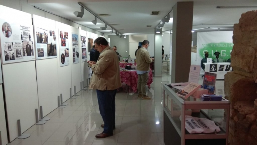 Una imagen de la exposición de AUGC en Mérida. Una imagen de la exposición de AUGC en Mérida.