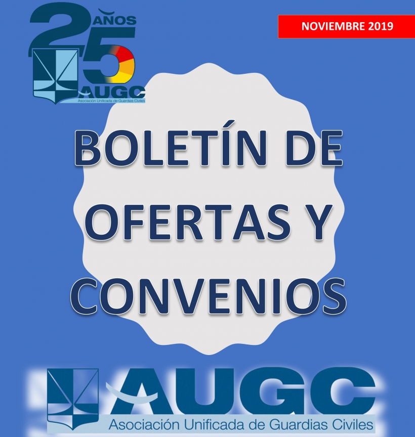 Portada del boletín de ofertas y convenios noviembre 19. Portada del boletín de ofertas y convenios noviembre 19.