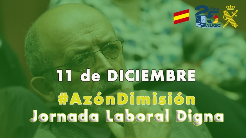 AUGC exige la dimisión de Félix Azón como director general de la Guardia Civil. AUGC exige la dimisión de Félix Azón como director general de la Guardia Civil.