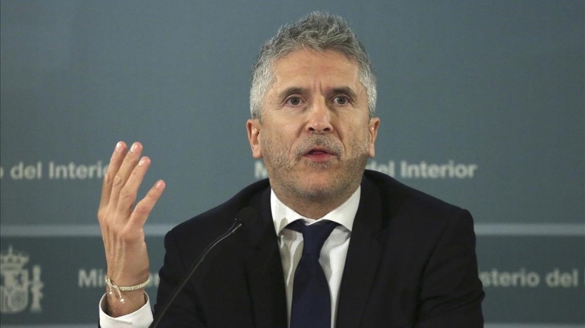 El ministro del Interior en funciones, Fernando Grande-Marlaska. El ministro del Interior en funciones, Fernando Grande-Marlaska.