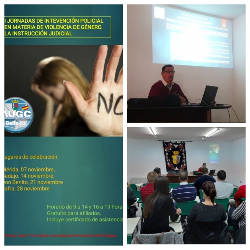 Curso Viogen impartido por AUGC Badajoz a sus afiliados. Curso Viogen impartido por AUGC Badajoz a sus afiliados.