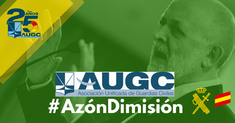 La frase #AzónDimisión es la más utilizada desde que comenzaran los intentos de retroceso en los escasos derechos de los guardias civiles. La frase #AzónDimisión es la más utilizada desde que comenzaran los intentos de retroceso en los escasos derechos de los guardias civiles.