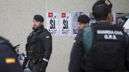 Agentes del GRS en Cataluña. Agentes del GRS en Cataluña.